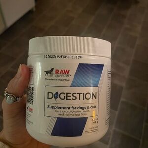 Raw Support Digestion Supplement for Cats - White